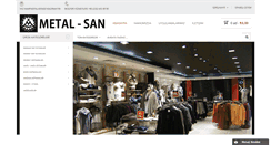 Desktop Screenshot of metal-san.com.tr
