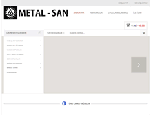 Tablet Screenshot of metal-san.com.tr